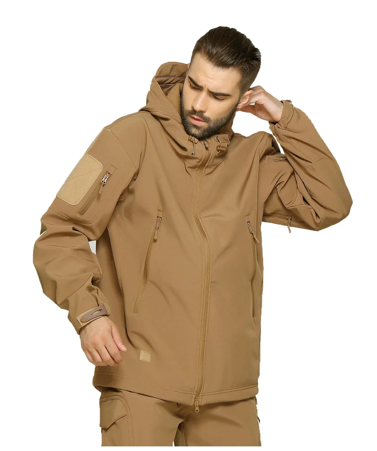 Camouflage Hunting Jacket - EMR 위장 소프트 쉘 폭행복, 야외