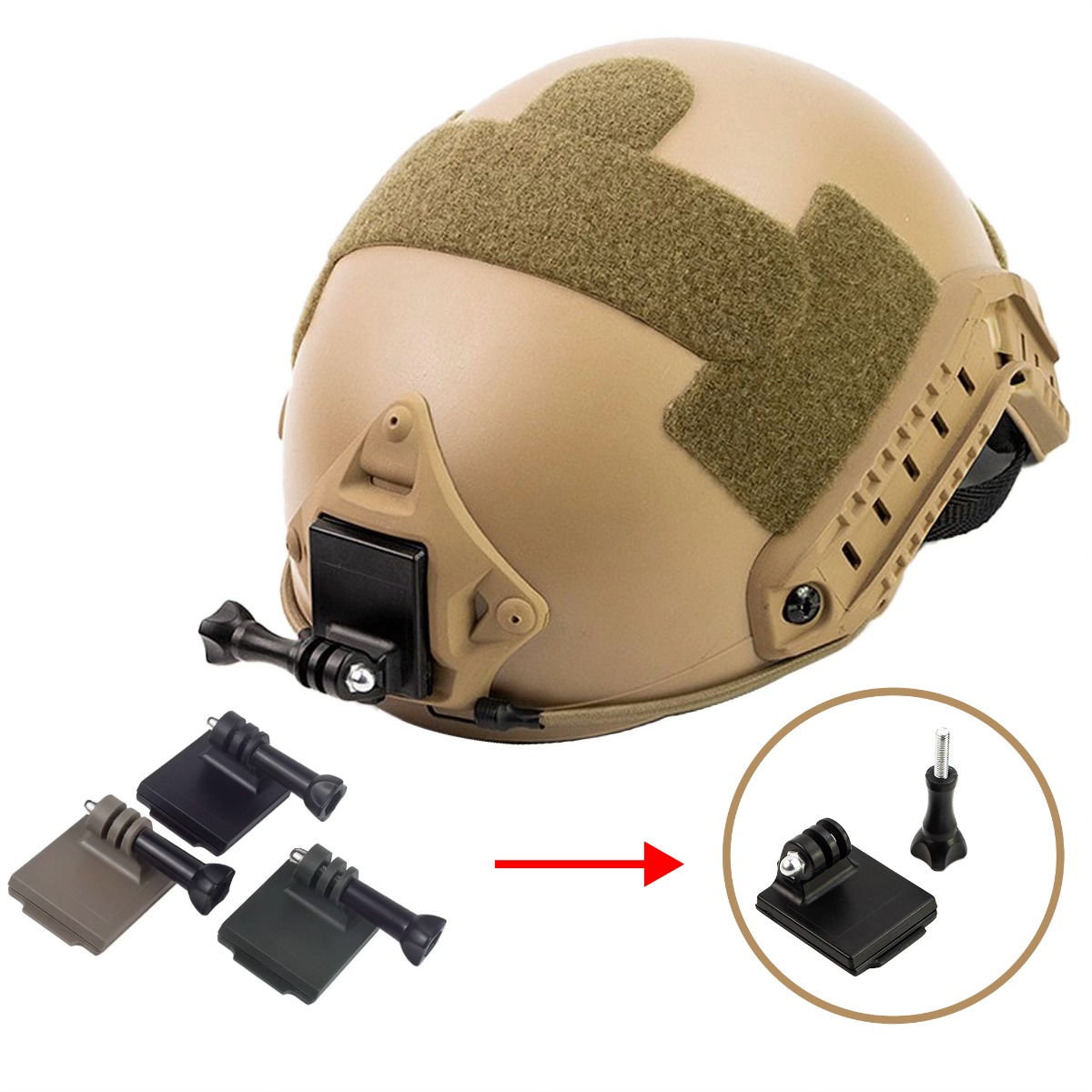 Hunting Outdoor Camera - FAST 전술 헬멧 NVG 헬멧 어댑터