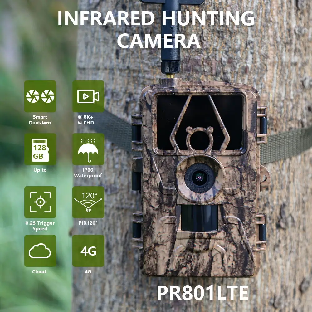 감시 와이파이 앱 제어용 적외선 카메라, 4G 야외 사 - Hunting Outdoor Camera 리뷰 및 가격