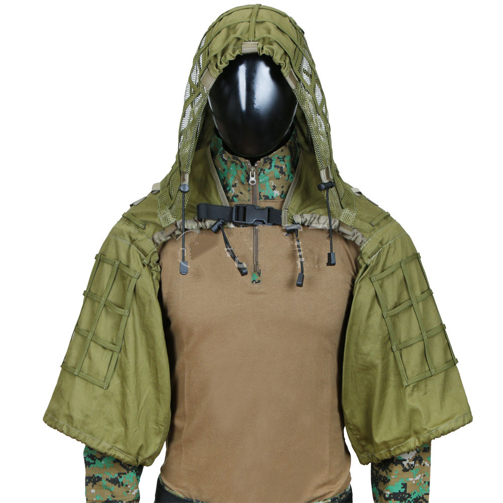 원사 포함 전술 CS 훈련 사냥복, 스나이퍼 위장 메쉬 - Camouflage Hunting Jacket 리뷰 및 가격