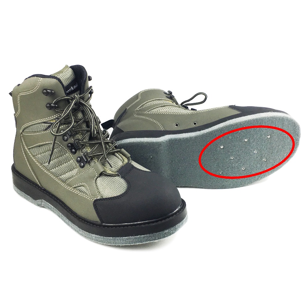 플라이 낚시 신발 펠트 밑창, 손톱이 달린 웨이딩 웨이 - Hunting Boot Insole 리뷰 및 가격