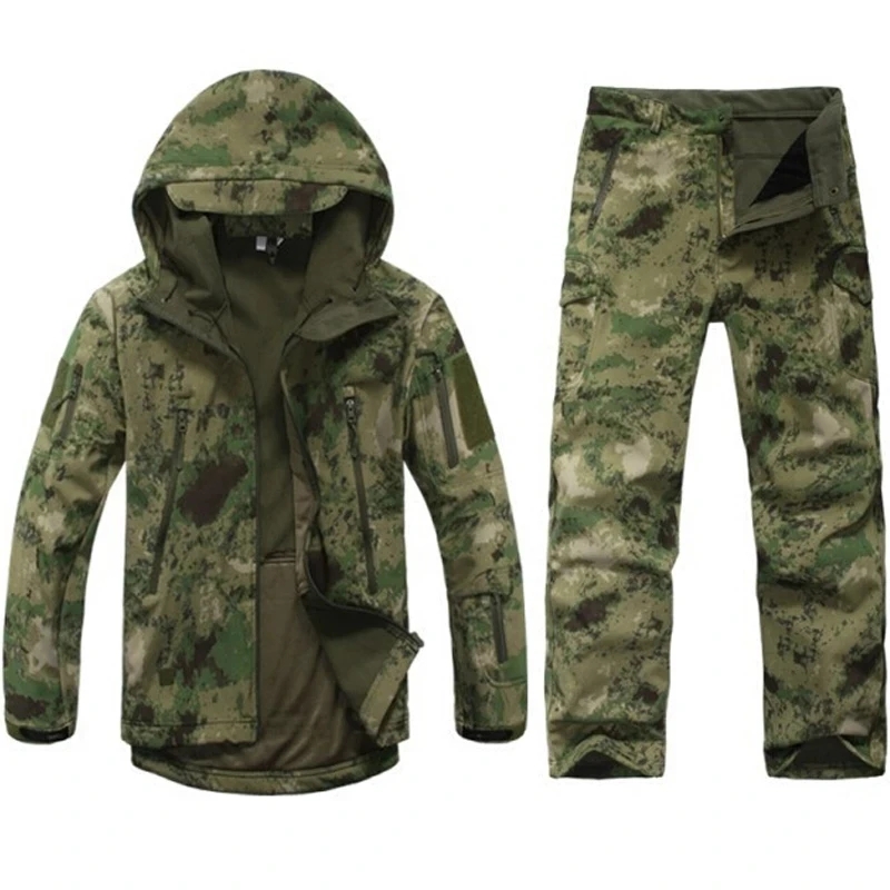 TAD Gear 전술 Softshell 위장 재킷 세트 - Camouflage Hunting Jacket 리뷰 및 가격